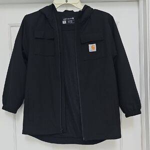 Carhartt Black Hooded Coat